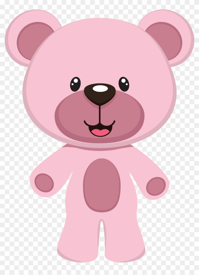 Osa - Pink Bear Clipart #1011921