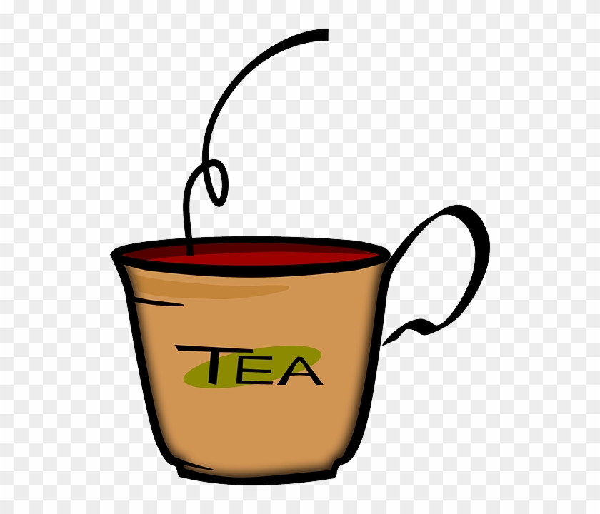 Tea, Hot, Beverage, Breakfast, Morning, Drink - Clip Art Of Tea #1012933