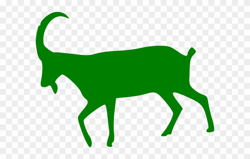 Green Goat Clip Art #1013478