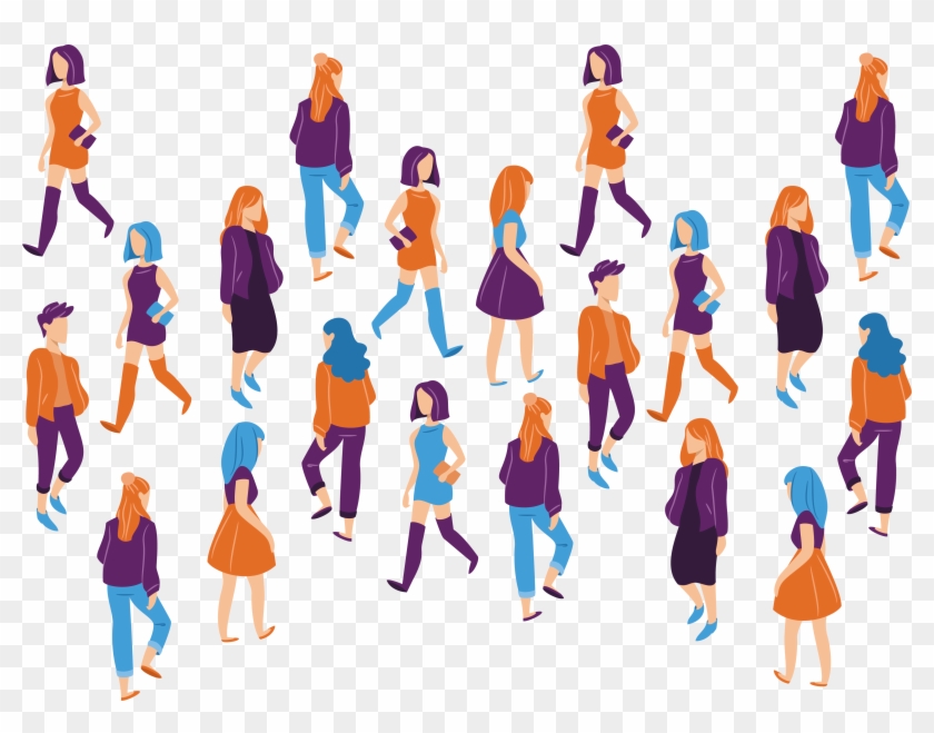 business people walking clipart
