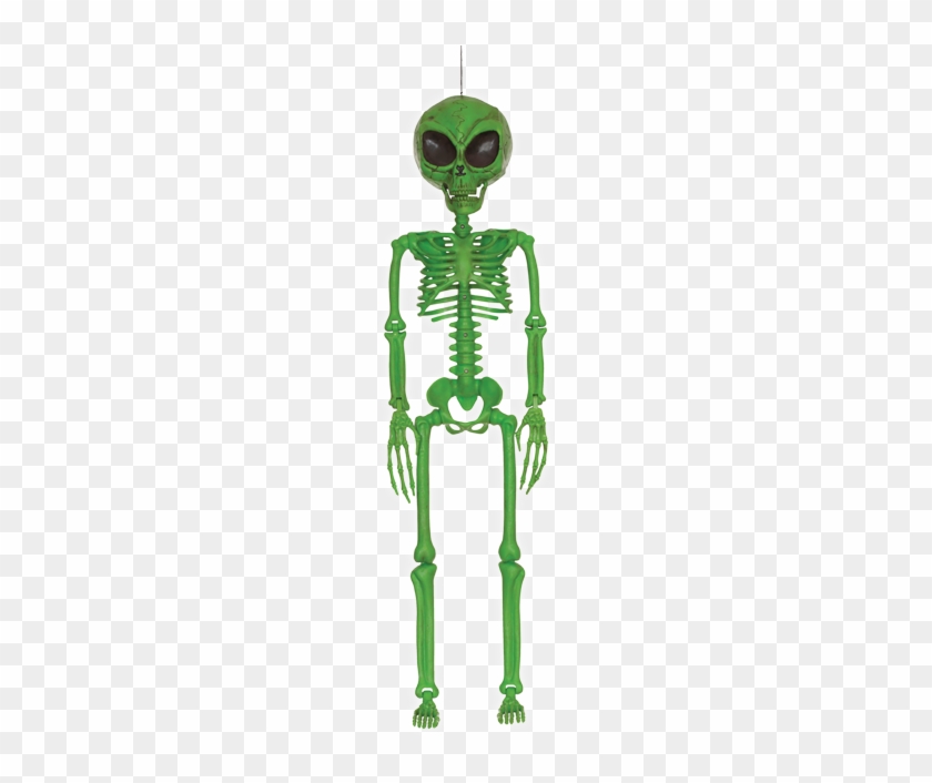 Alien Skeleton-green - Green Alien Skeleton Halloween Prop #1014248