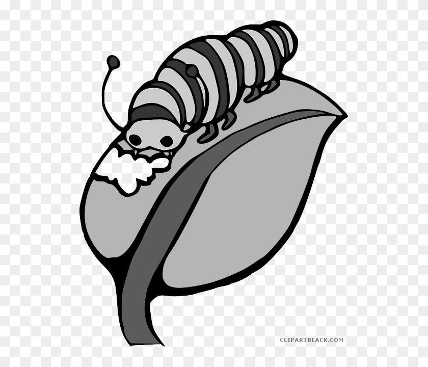 Caterpillar Animal Free Black White Clipart Images - Catterpillar #1014816