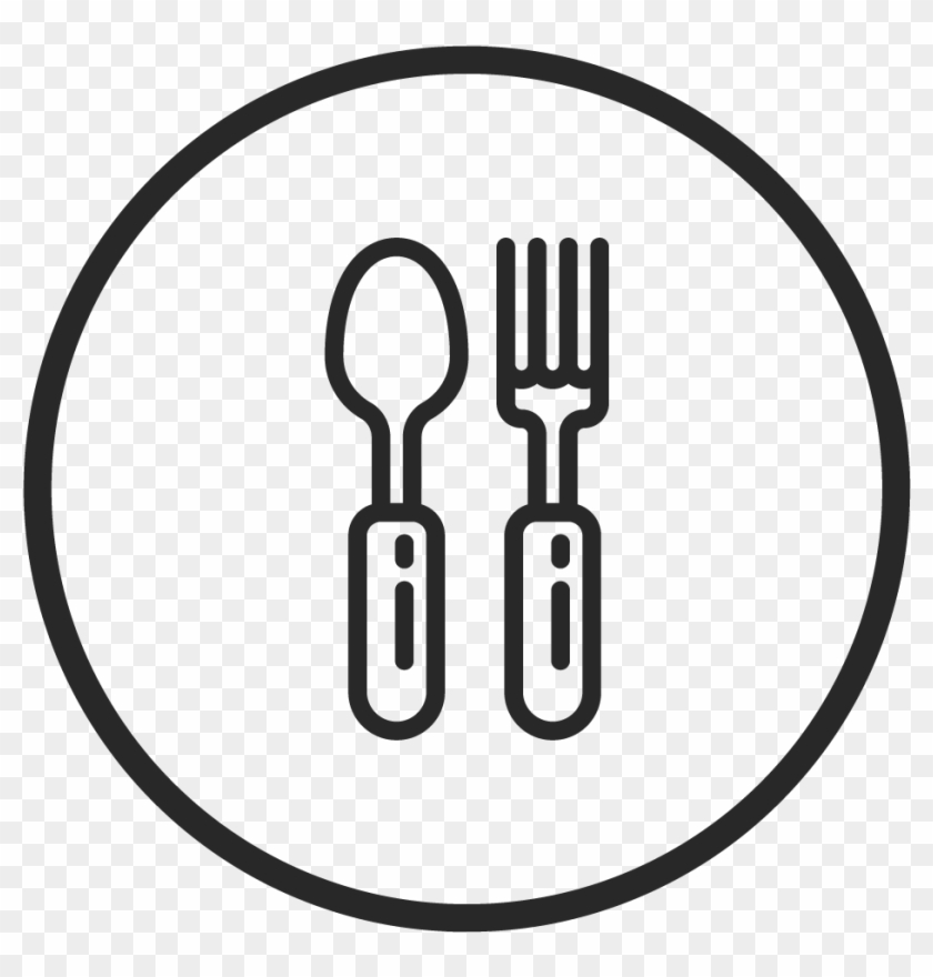 Melamine Fork & Spoon - Circle #1015881