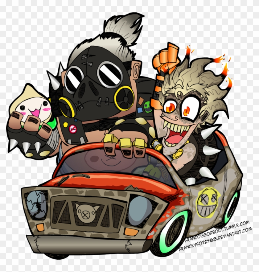 Junkrat And Roadhog - Cartoon #1016062