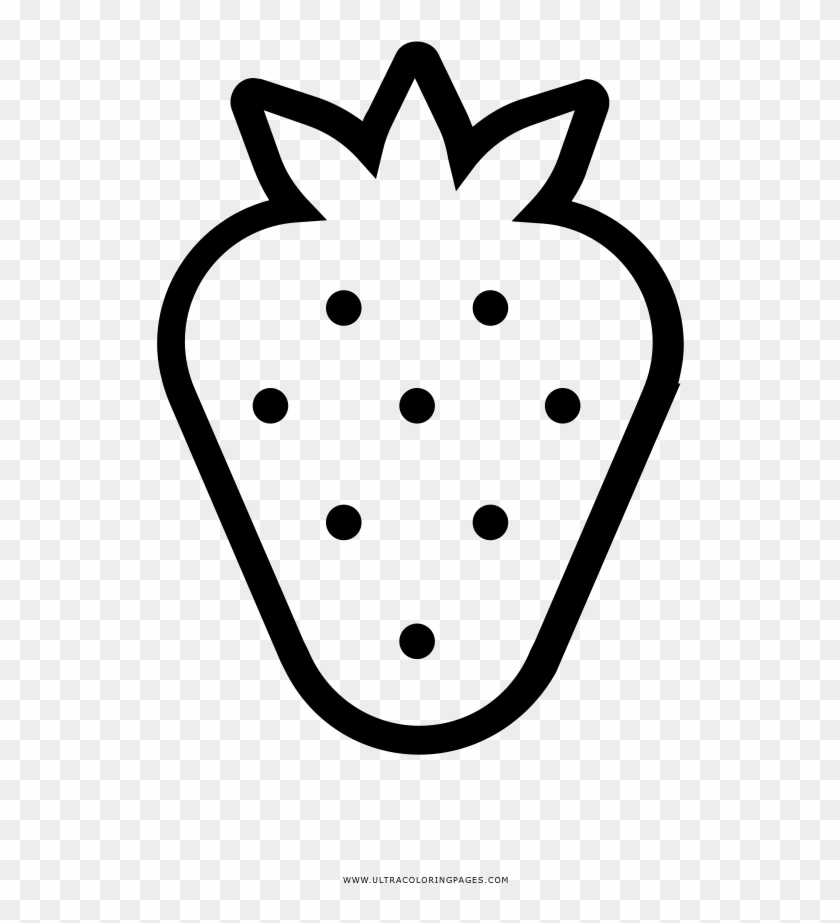 Strawberry Coloring Page - Strawberry Coloring Page - Full Size PNG ...