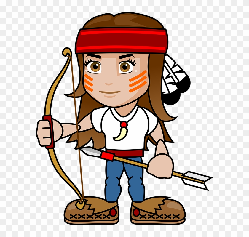 Bow And Arrow Cartoon 13, Buy Clip Art - 卡通 猎人 #1016602