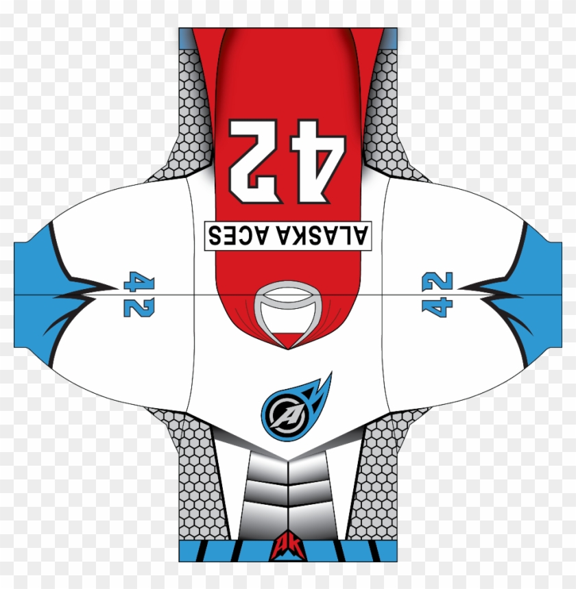 Alaska Aces 2014-15 Superhero Night Jersey Design Layout - Alaska Aces 2014-15 Superhero Night Jersey Design Layout #1016796