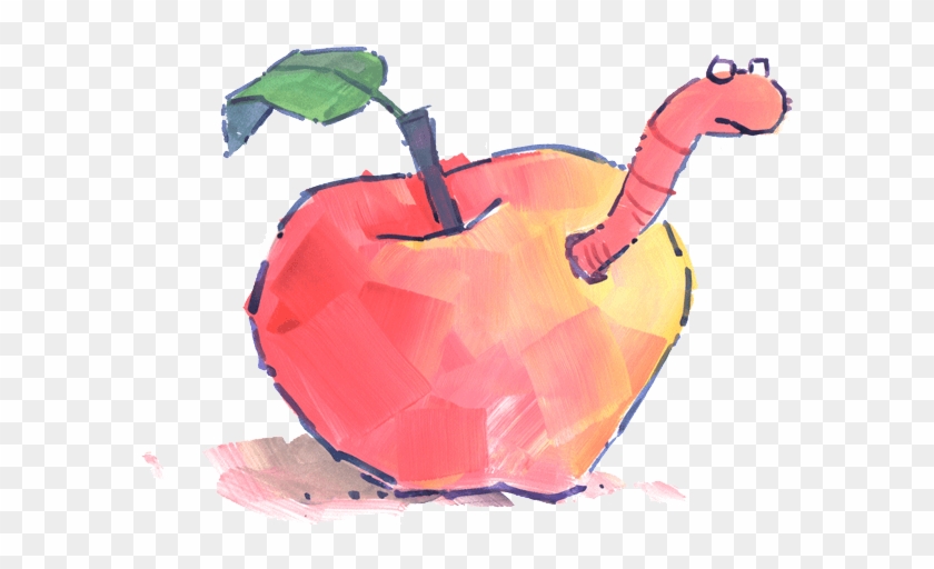 Wormy Apple - Child Art #1016836