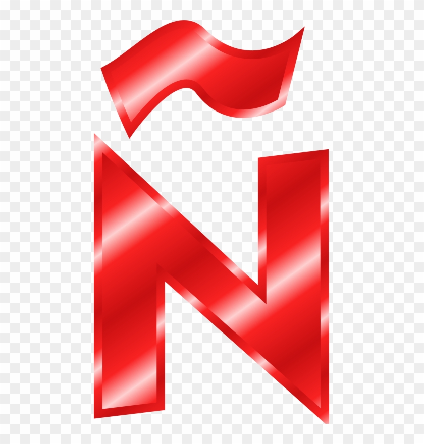 Letters Clip Art - Red Letter N Png - Full Size PNG Clipart Images Download