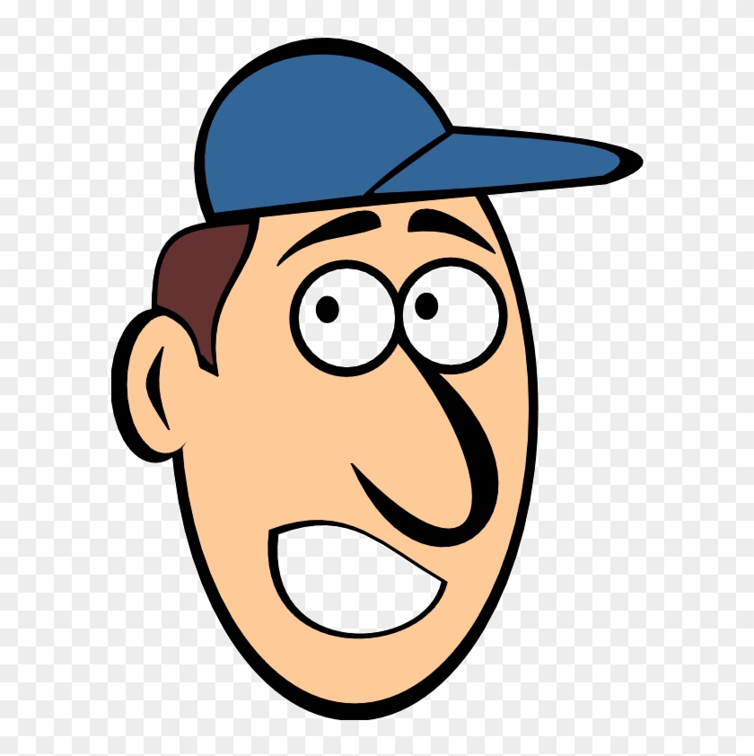 Cartoon Man With Cap #1018049