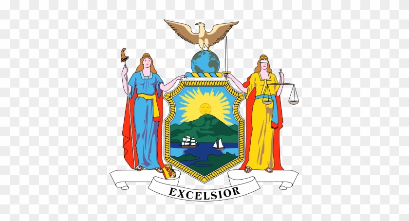 New York State Coat Of Arms Excelsior Untapped Cities - Ny State Court ...