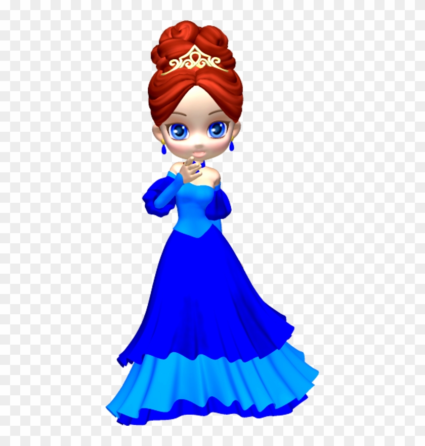 Princess In Blue Poser Png Clipart By Clipartcotttage - Clip Art #1020225