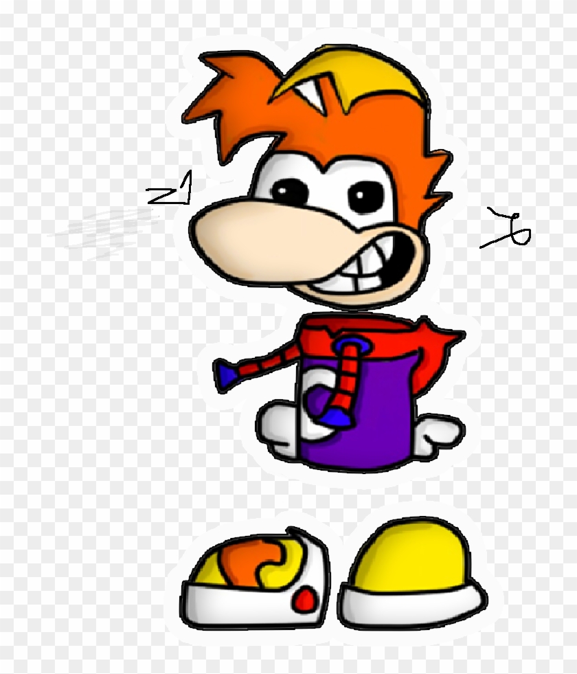 Es Un Personaje De El Videojuego Rayman - Es Un Personaje De El Videojuego Rayman #1020788