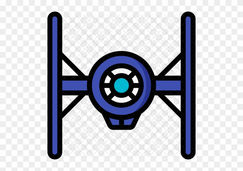 Tie Fighter Icon - Circle #1021154