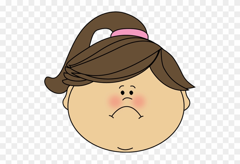 happy and sad girl clipart