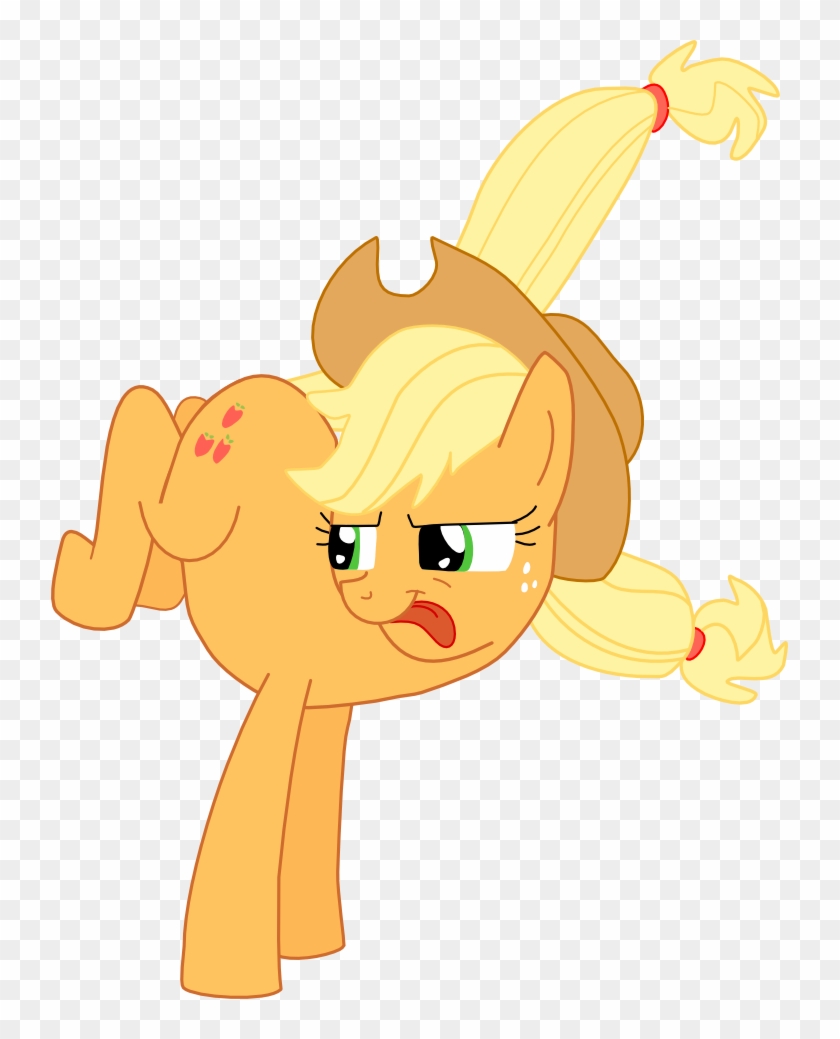 Applejack Kicks By Mighty355 On Deviantart - Cartoon #1021918