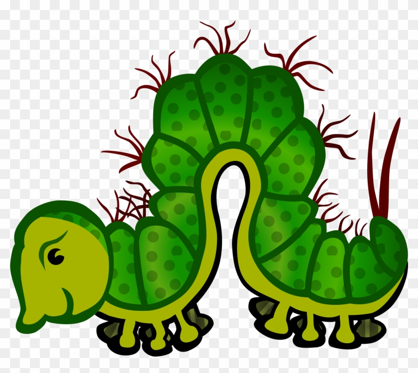 Caterpillar - Coloured - Caterpillars Clip Art #1022058