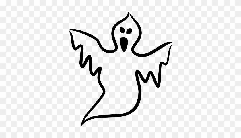 Ghostly Clipart Clear Background - Ghost Drawing Easy - Free Transparent  PNG Clipart Images Download