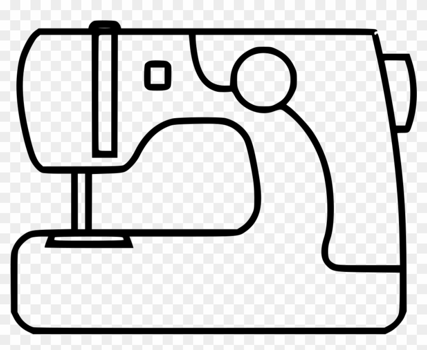 Png File - Sewing Machine Coloring Page #178793