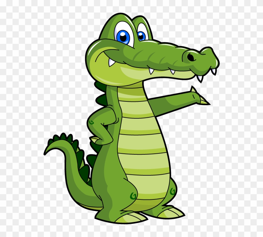 cute alligator cartoon