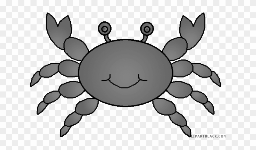 Crab Animal Free Black White Clipart Images Clipartblack - Cancer #180117