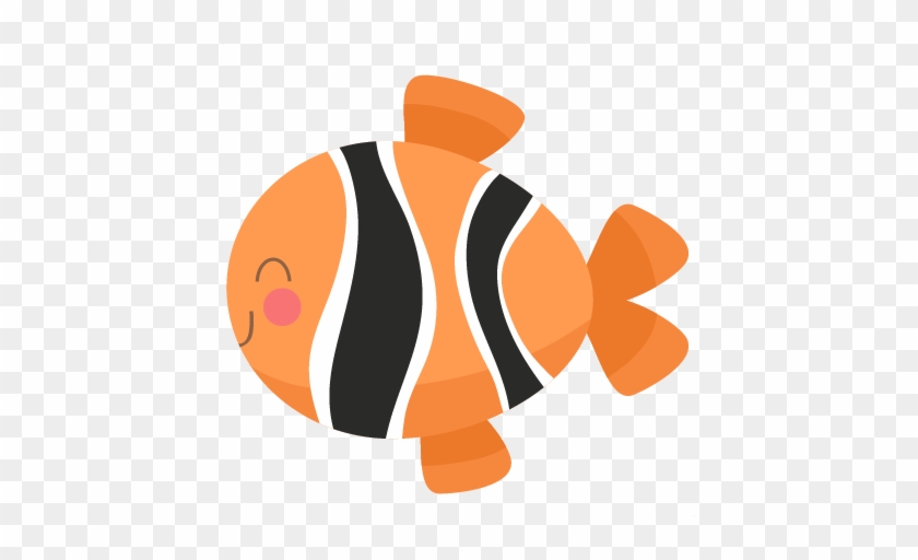 Download Clown Fish Svg Cutting Files For Scrapbooking Fish Cute Small Fish Clipart Free Transparent Png Clipart Images Download