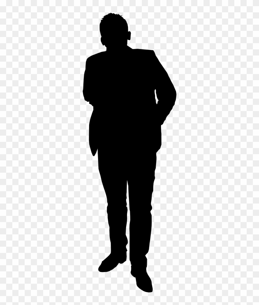 People Standing Behind Clipart Png - Man Silhouette Transparent ...