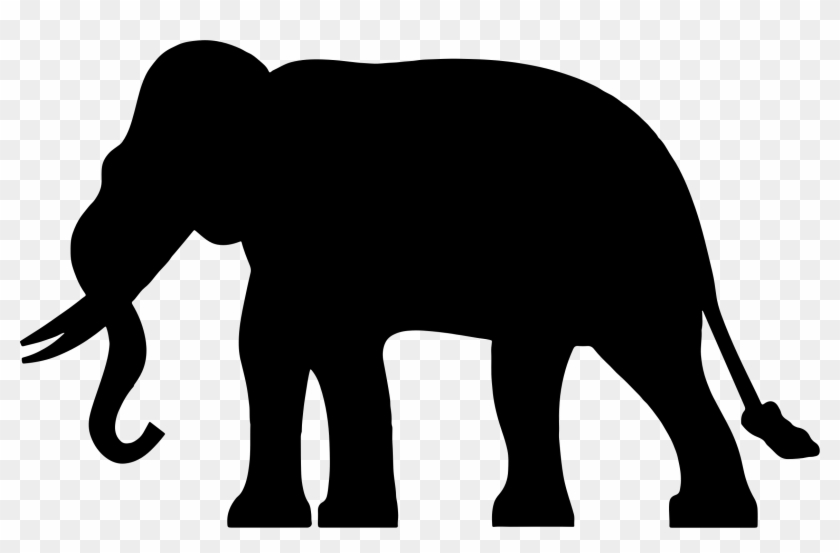 Clipart - Elephant Silhouette Png #181986