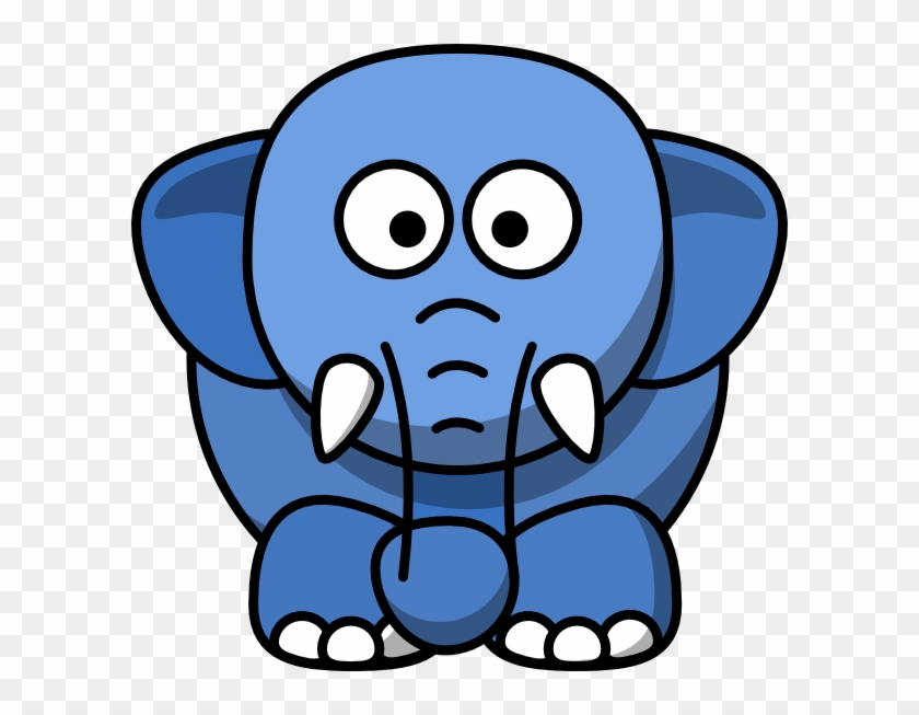 Bb Elephant Clip Art - Elephant Drawing Cartoon #182104