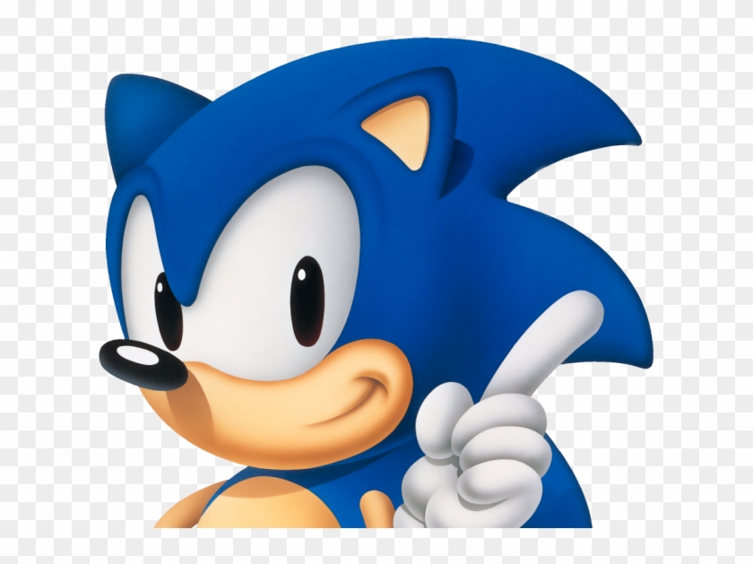 Sonic Hedgehog Face SVG
