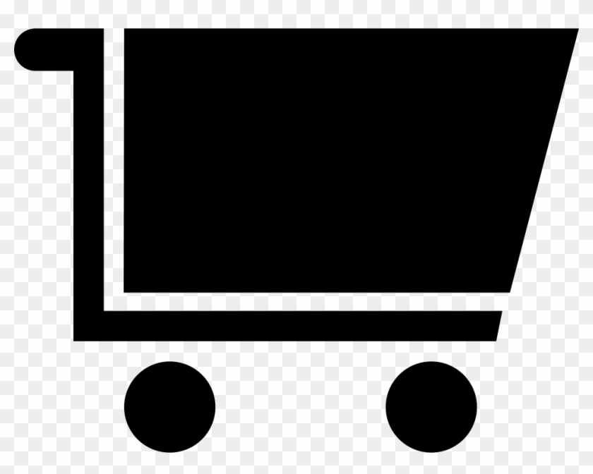 Shopping Cart Black Silhouette Comments - Scalable Vector Graphics #1029953