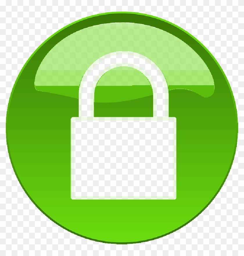 Unlocked Lock Clipart - Maker's Mark #1030203