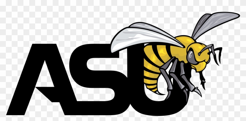 Alabama State Hornets Logo Black And White - Alabama State University Mascot #1030335