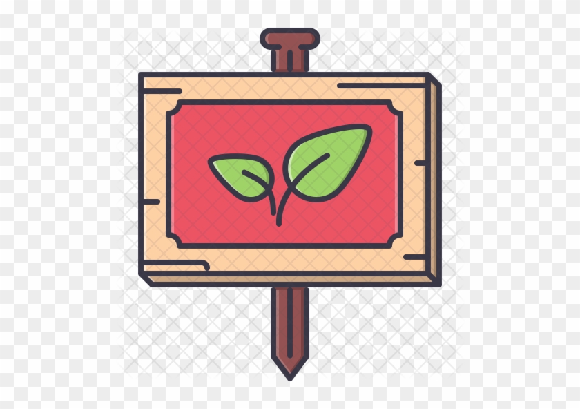 Garden Sign Icon - Sign #1030371