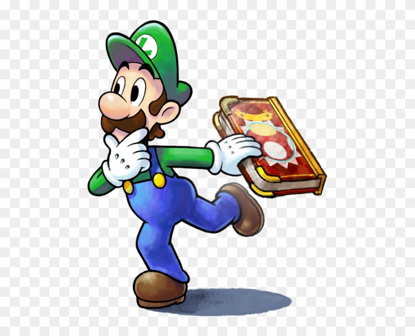 Luigi Mario And Luigi Paper Jam - Full Size PNG Clipart Images Download