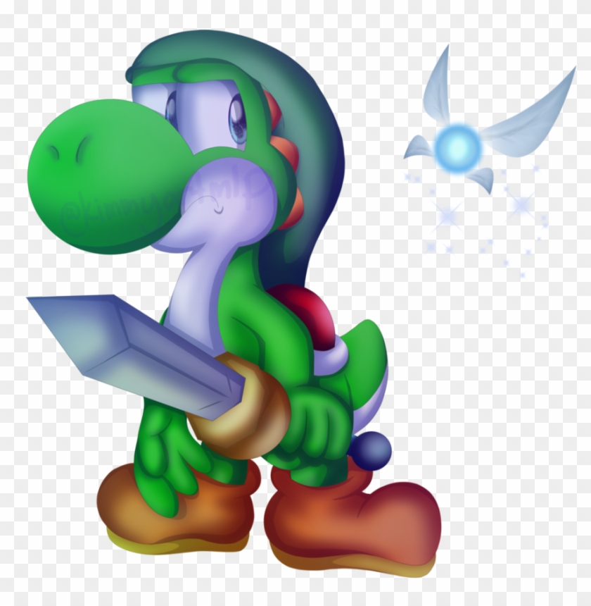 Yoshi And Navi By Kimmyartmlp - Digital Art #1031874