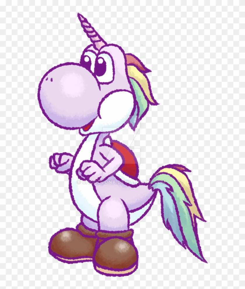 Yoshi Unicorn By Chocolona - Digital Art #1031974