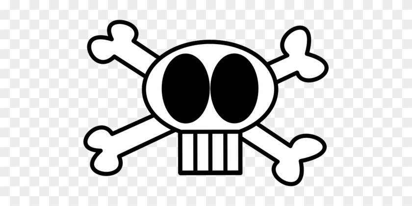 Bones Clipart Cross - Skull And Crossbones #1035420