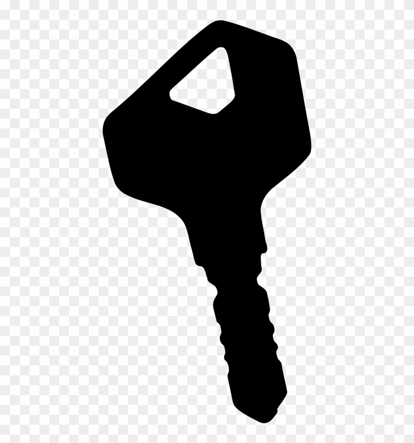 Key Silhouette Vector - Clip Art #1036048