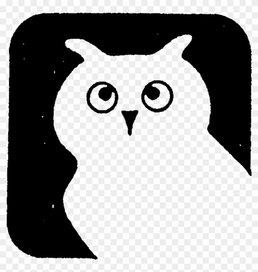 Night Owl Rubber Stamp - Cartoon - Free Transparent PNG Clipart Images ...