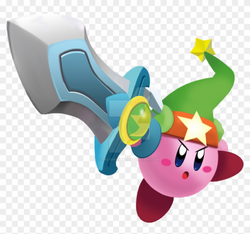 Ultra Sword Kirby By Water-kirby - Kirby #1037698