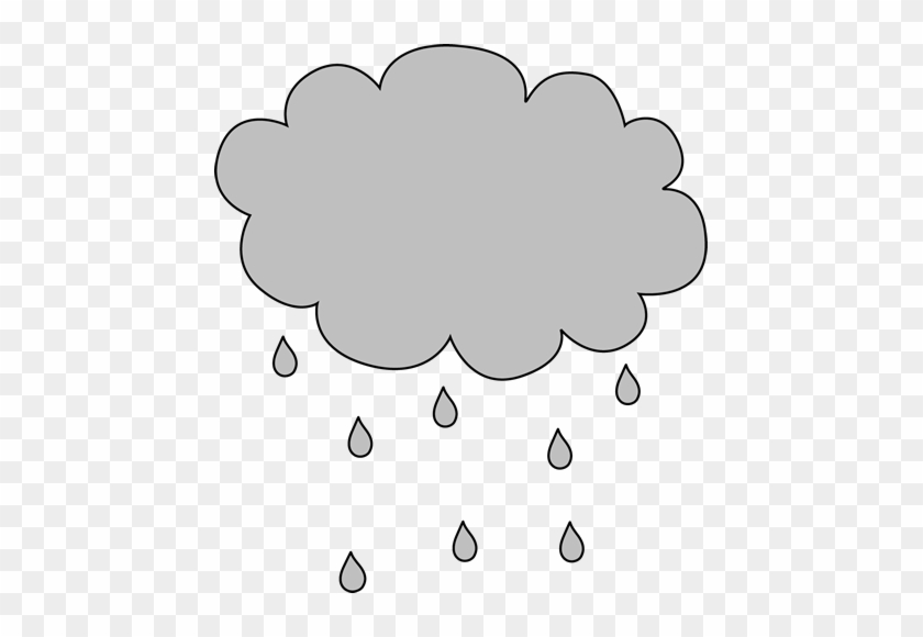 Gray Rain Cloud - Gray Clip Art #1038625