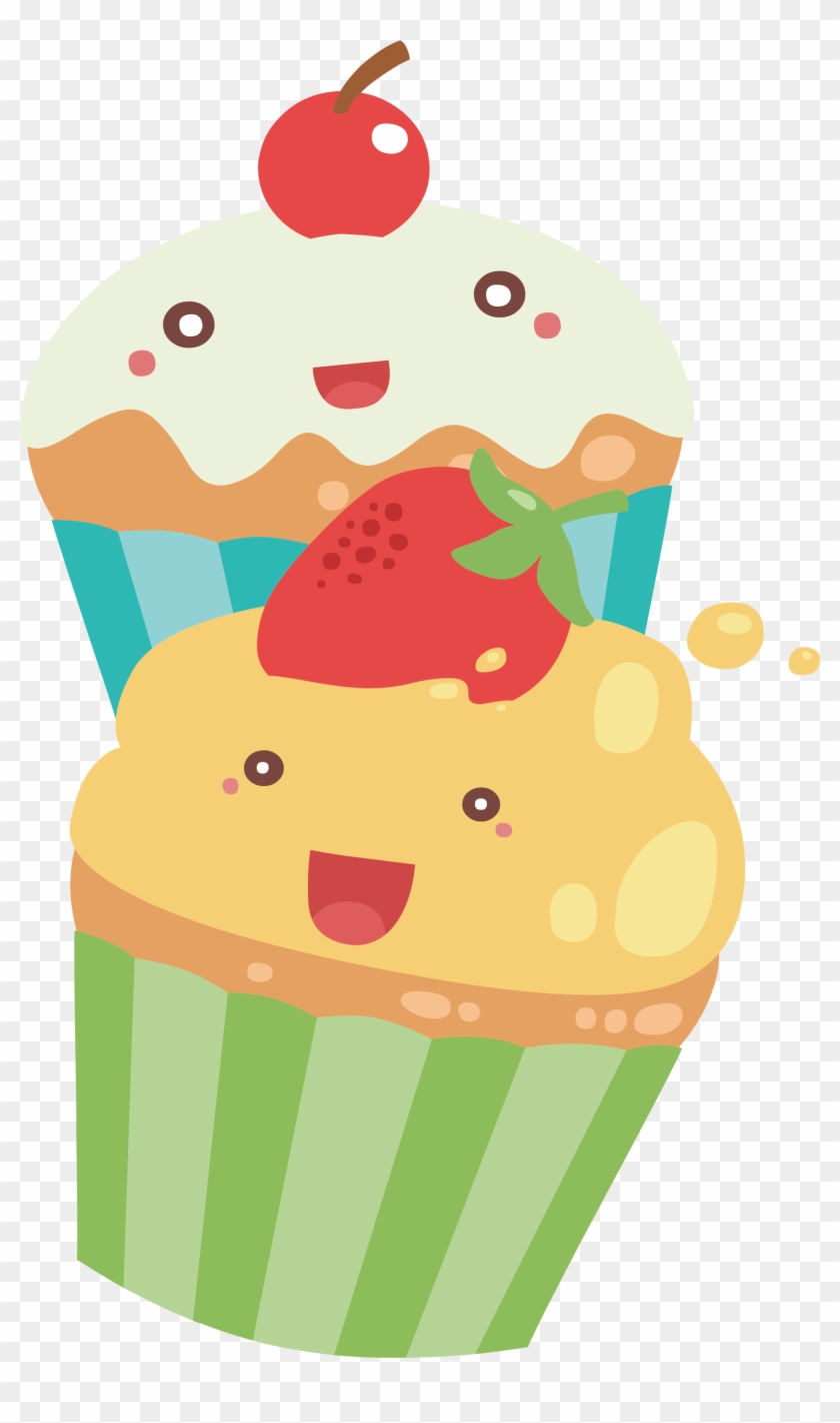 Cupcake Torta Muffin - Cute Cupcakes Png #1040744