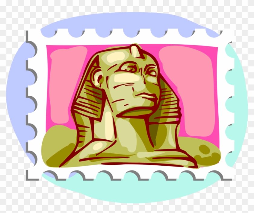 Vector Illustration Of Postage Stamp Of Egyptian Great - Vector Illustration Of Postage Stamp Of Egyptian Great #1041800