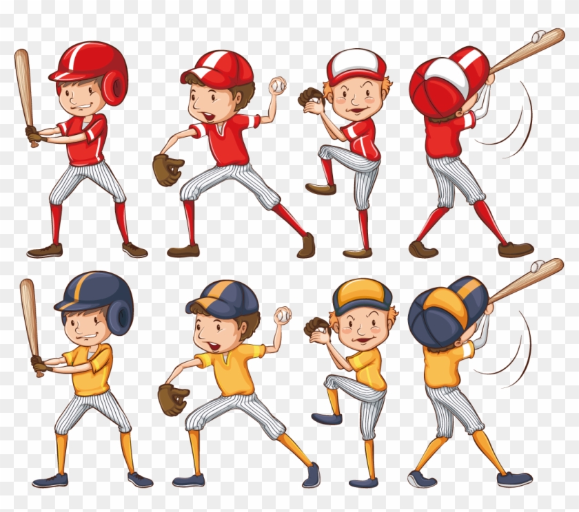 Baseball Royalty-free Stock Photography Illustration - Posiciones Del Beisbol En Dibujo #1041870