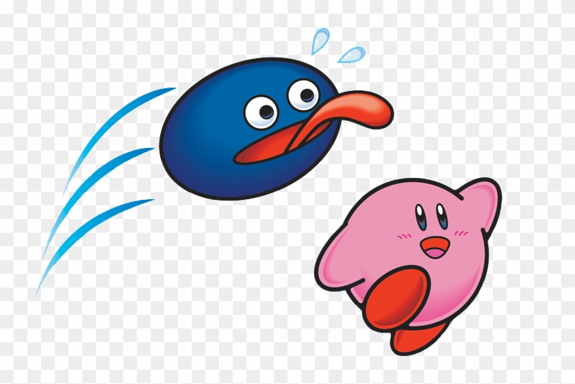 Gooey Chasing Kirby - Kirby Dreamland 3 Gooey #1042888