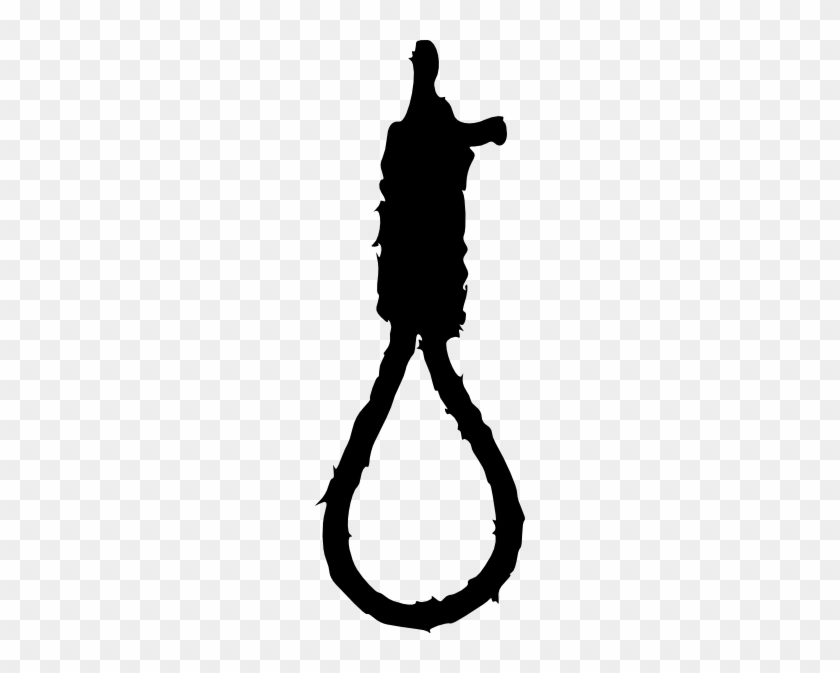 Noose Clip Art Bjfkuq Clipart - Silhouette Of A Noose #1043388