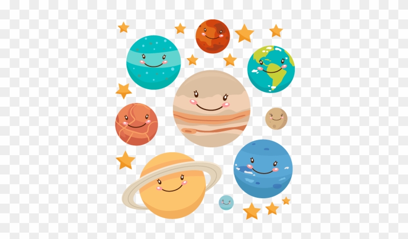 Wall Colour - Planetas Astronautas Png #1044503