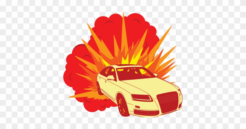 Explosions Clipart Car - Car #1044620