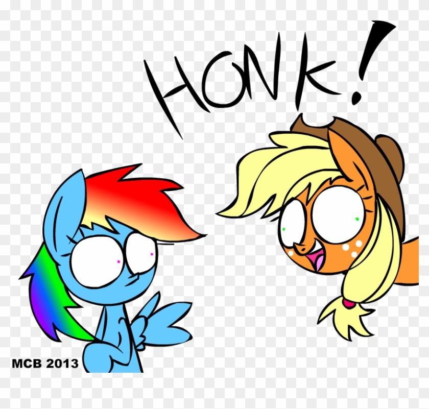 Mcb 2013 Rainbow Dash Honk Vertebrate Clip Art Text - Cartoon - Full ...